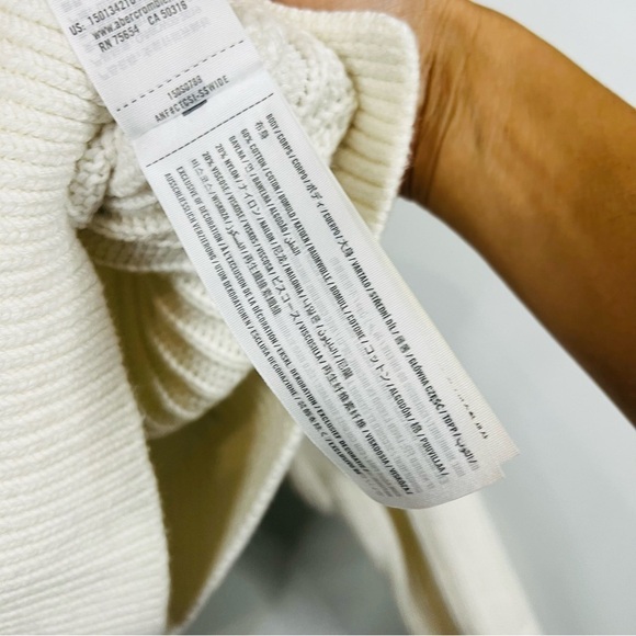 Abercrombie & fitch oversized cozy knit cardigan sweater size large - Picture 4 of 10